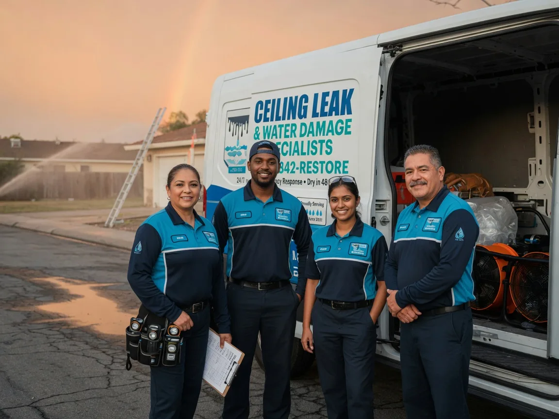 Ceiling Leak Cleanup company in Riviera, TX